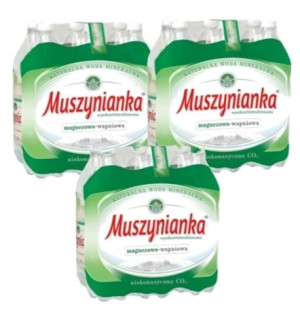 Woda Muszynianka mineralna niegazowana 18 x 1,5 l