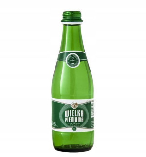 Woda niegazowana WIELKA PIENIAWA 12x330ml szkło