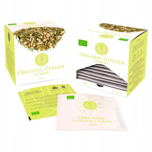 Herbata imbir CORNELLA Organic Ginger Lemon 15 szt