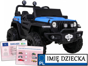 auto na akumulator MASTER OF TERAIN 4x4 4 mocne silniki TERENÓWKA JEEP
