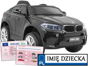 POJAZD ELEKTRYCZNY BMW X6M SAMOCHÓD NA AKUMULATOR dla dziecka pilot