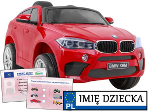 AUTO NA AKUMULATOR BMW X6M PILOT pojazd elektryczny dla dzieci