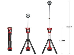 Lampa Akumulatorowa Stojąca Led M18sal-0