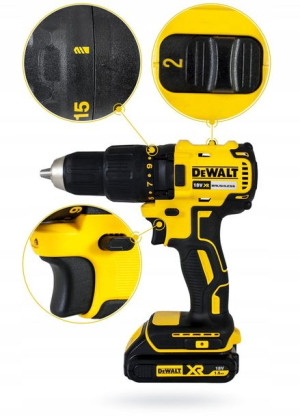 Wiertarko-wkrętarka Akumulatorowa Xr 18v 2*1.5ah Li