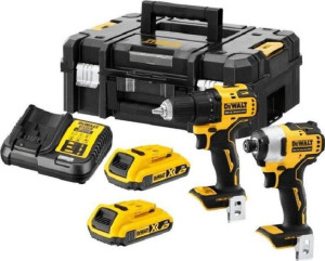 Zestaw Wkrętarka Dcd708 + Zakrętakra Dcf809 18v 2*2.0ah