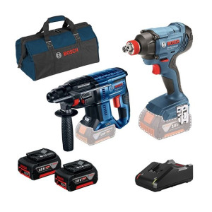 Zestaw Narzędzi Gbh180li+gdx180li+gba18v 2*4.0ah