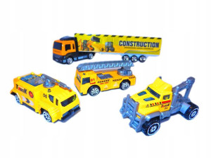 TIR ciężarówka SCANIA METAL naczepa + 3 resoraki