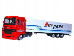 TIR resorak ciężarówka SCANIA METAL naczepa