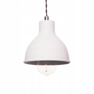 Lampa Wisząca Minimalistyczna Industrialna = Biała