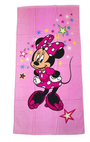 MYSZKA MINNIE Ręcznik Dziecięcy Bawełniany 70 x 140 cm