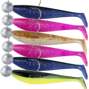 Zestaw Uzbrojonych Przynęt Gumowych Fox Rage Zander Pro Shad 10cm MIX 6szt