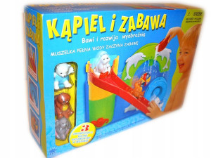 Zestaw Do Kąpieli Zjeżdżalnia Figurki Akcesoria