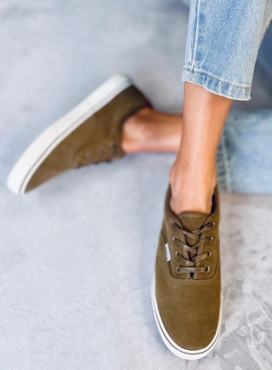 Trampki damskie zamszowe LOVIS TAUPE 37