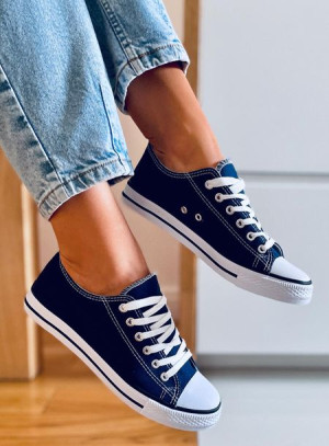 Trampki damskie klasyczne BASIC D.BLUE 41