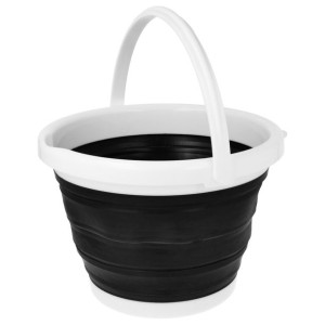Wiaderko 5l Składane Silikonowe Wiadro Rączka 28x25x18 Cm 3129