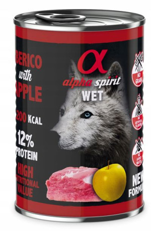 Alpha Spirit Wieprzowina z Zółtym Jabłkiem 400 g