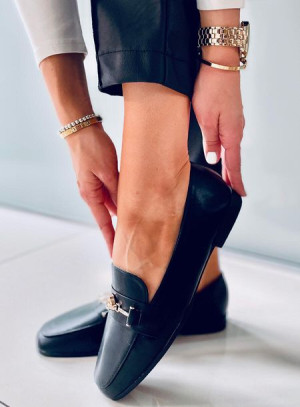 Mokasyny damskie TANSY BLACK 37