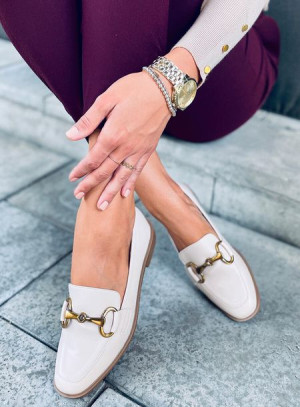 Mokasyny damskie JONNA BEIGE 36