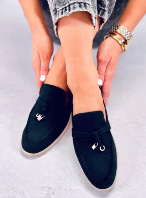 Mokasyny damskie EUNICE BLACK 40