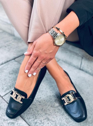 Mokasyny damskie PAOLA BLACK 41
