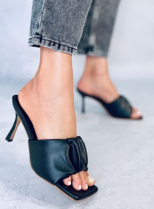 Klapki na szpilce DEVON BLACK 39