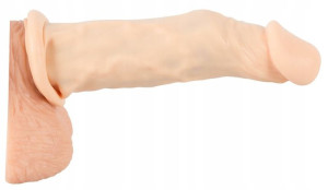 Cienka Przedłużka Pogrubiająca Penis Dłuższy 2,5cm