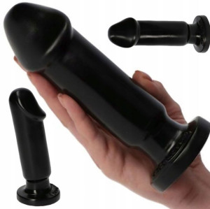 Dildo Analne Waginalne Bio Penis Czarny Anal