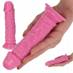 Dildo Analne Waginalne Penis Bio Z Przyssawką 13,5