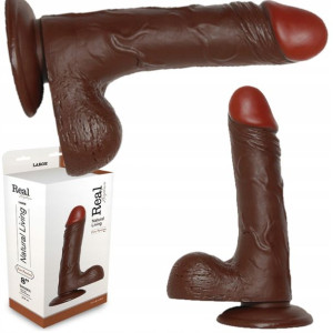 Duże Dildo Gruby Penis Z Jądrami Sex Afryka Anal L