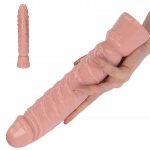 Duże Dildo Penis Bez Jąder Na Przyssawce Bio 21 Cm