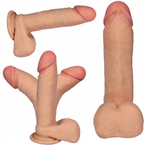 Duży Penis Cyberskóra Lux Zginalny Super Jądra 7