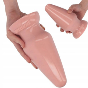 Gruby Korek Analny Z Przyssawką Bio 16,5/8 Flesh