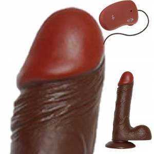 Gruby Penis Z Przyssawką Sex Afryka Wibrator 23 Cm