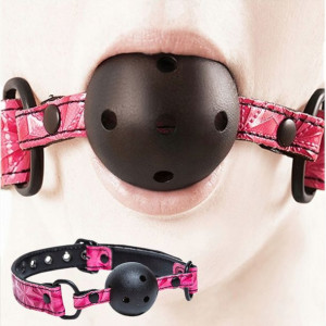 Knebel Dla Par Bdsm Ostry Sex Fetysz Kula Winylowy