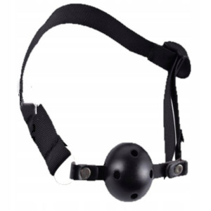 KNEBEL DLA PAR BDSM OSTRY SEX gag black KULA