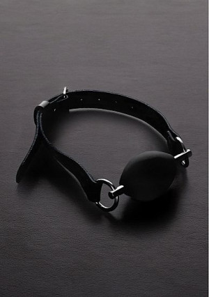 Knebel Dla Par Bdsm Ostry Sex Oval Lux Kula Black