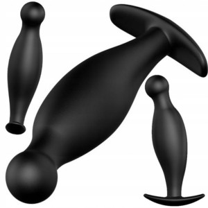 Korek Analny 11 Cm Masażer Prostaty Zakrzywiony