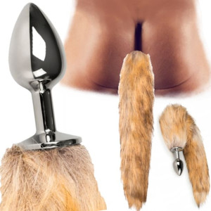 Korek Analny Lisi Ogon Ruda Kita Do Sexu Sexy Pupa