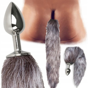 Korek Analny Plug Lisi Ogon Luksusowy Sexy Pupa