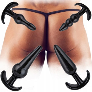 Korek Analny Plug Trening Analny Zestaw 4 Sztuki