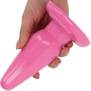 Korek Analny Z Przyssawką Bio 12/5 Cm Pink