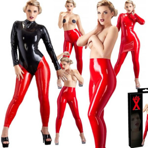 Lateksowe Leginsy Damskie Fetysz Damski Xl