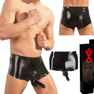 Lateksowe Majtki Na Penis Jądra Fetysz Męski L/xl