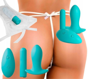 Luksusowy Sex Zestaw Wibrator Do Majtek Pilot Usb