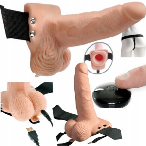 Luksusowy Strap-on Realistyczne Duże Dildo Pilot 6