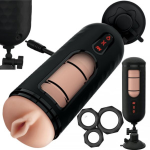 Masturbator Mega Cipka Do Sex Kompresji Penisa Lux