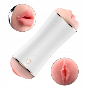 Masturbator-Vibrating Masturbation Cup USB 10 func