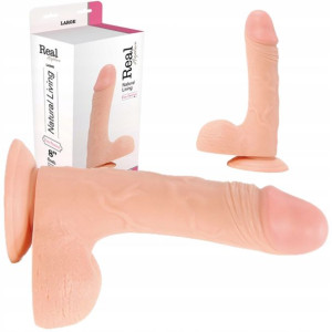 Mega Dildo Duży Penis W Anal Wagina Z Jądrami L 23