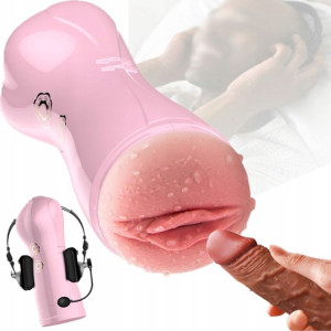 Mega Masturbator Pulsacja Wibracja Penisa Dźwięk