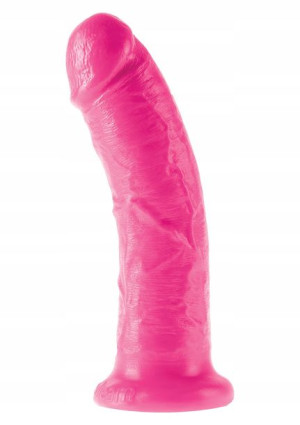 Mega Penis Dildo Lux Różowe Bez Jądra 20 Cm